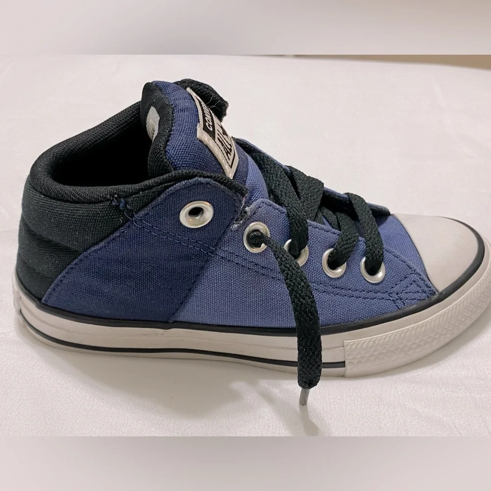 Converse Shoes Sneakers Chuck Taylor All Star Kids Junior 12 Unisex black blue